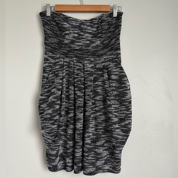 Free People Nyima Black & White Tweed Dress - Picture 2 of 11